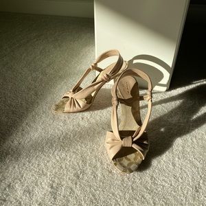 Coach heeled sandals